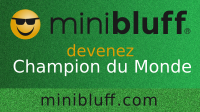 Perrine joue au Minibluff